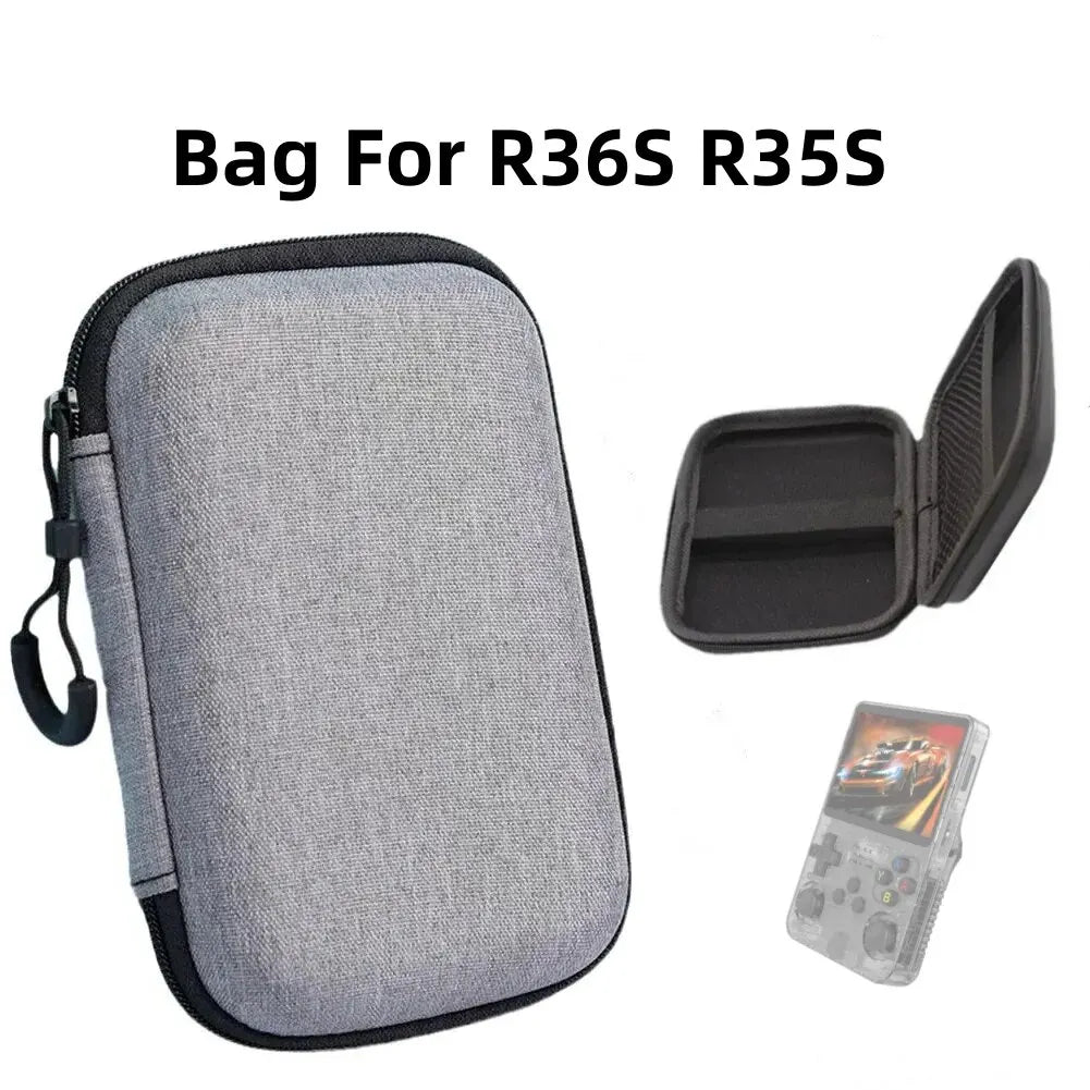 Protect Game Storage Case for Miyoo Mini plus R36S R35S Portable Storage Console Bag Carry Case for Anbernic RG35XX XU10
