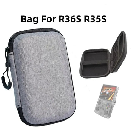 Protect Game Storage Case for Miyoo Mini plus R36S R35S Portable Storage Console Bag Carry Case for Anbernic RG35XX XU10