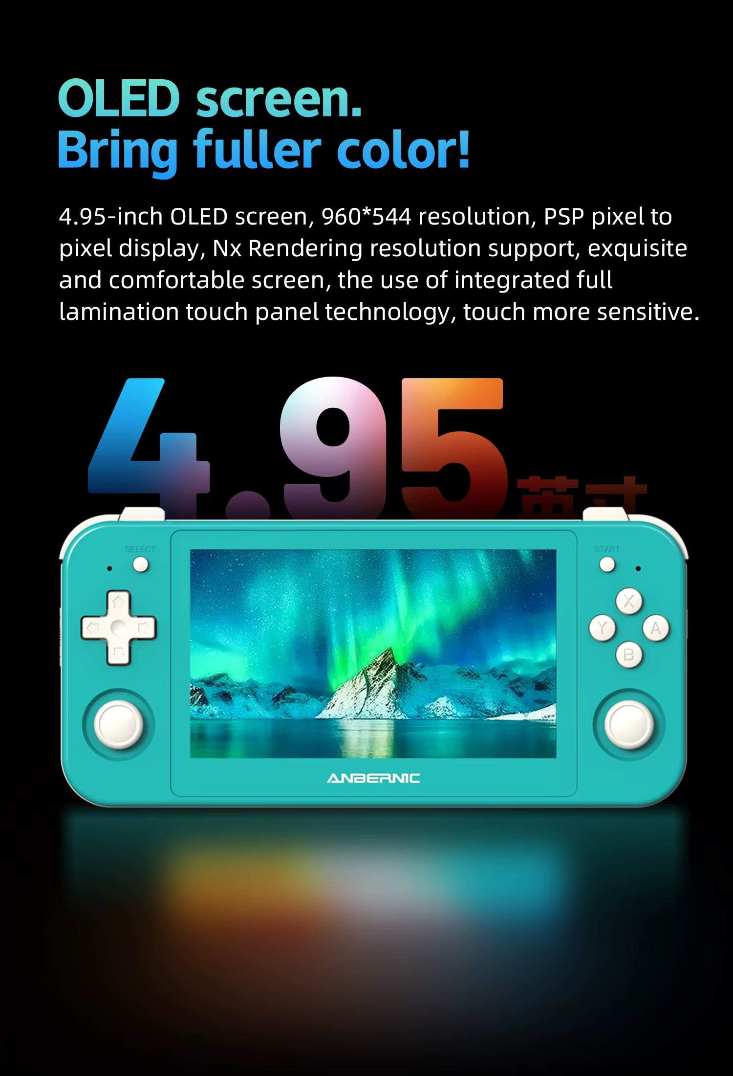 Anbernic RG505 Handheld Game Console - Android Handheld