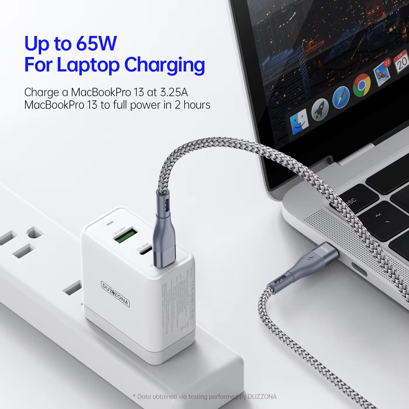 USB-C naar USB-C Kabel 65W 1M/2M/3M - Accessoires