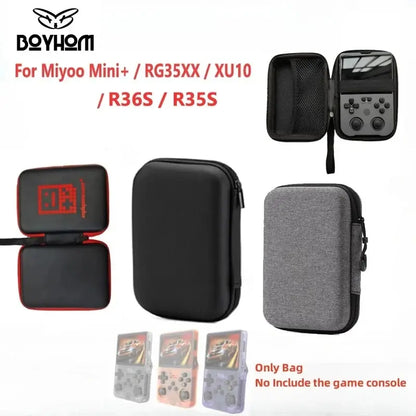 Protect Game Storage Case for Miyoo Mini plus R36S R35S Portable Storage Console Bag Carry Case for Anbernic RG35XX XU10