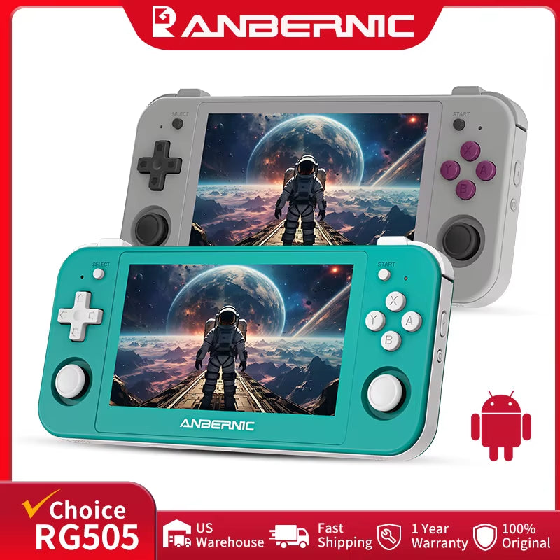 Anbernic RG505 Handheld Game Console - Android Handheld
