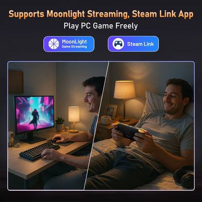 Super Console K56 Android 14 Handheld Game Console 5.5 Inch Touch Screen 5000Mah with 50+ Emulators for DC/MAME/SS/PSP