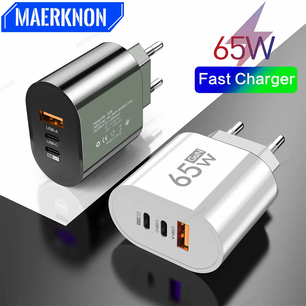 65W USB C Oplaadblok - Accessoires