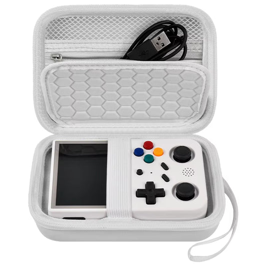 Retro Game Console Case for RG353V/R36S, Universal Portable Storage Bag for Handheld Emulator & Accessories, Travel Protective C