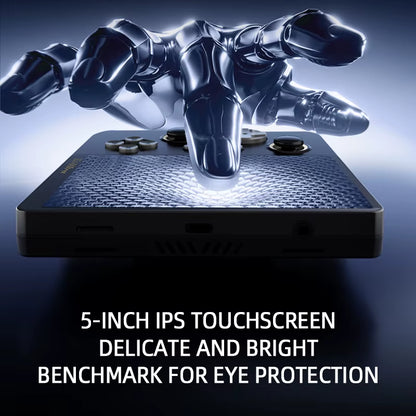 2025 E5Ultra Android Handheld Game Players 5-Inch High-Definition Ips Touch Screen with 6+128Gb Online Battle Game Console ﻿Gift