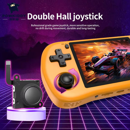 Powkiddy X35H 128G Retro Gaming Handheld 3.5 Inch IPS Screen Linux System 3000Mah Battery Children Gift Console