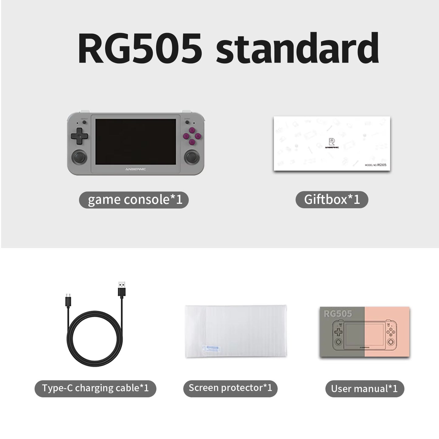 Anbernic RG505 Handheld Game Console - Android Handheld
