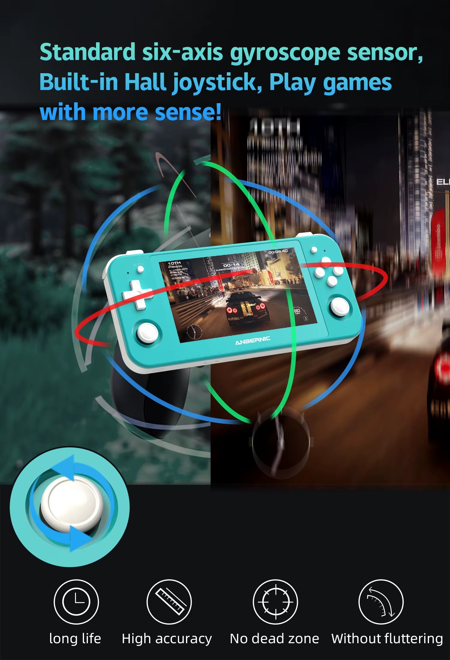 Anbernic RG505 Handheld Game Console - Android Handheld