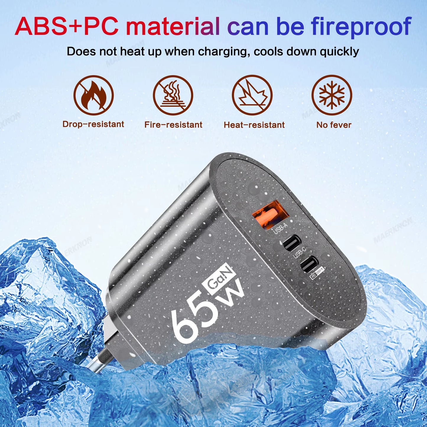 65W USB C Oplaadblok - Accessoires