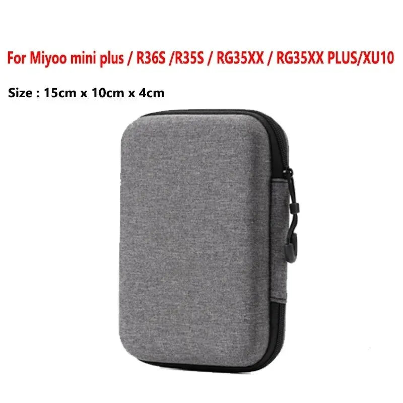 Protect Game Storage Case for Miyoo Mini plus R36S R35S Portable Storage Console Bag Carry Case for Anbernic RG35XX XU10